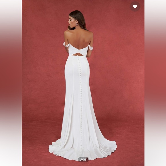 AZAZIE MOONLIGHT WEDDING DRESS - Picture 4 of 6